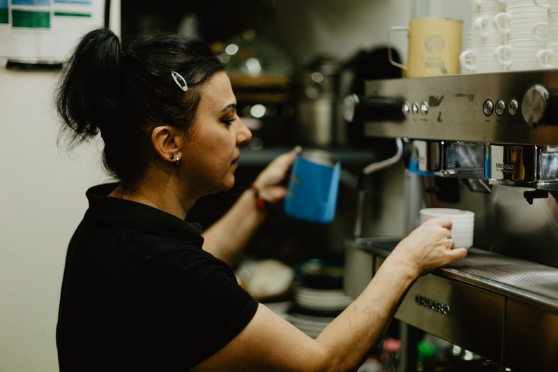 Trabajadora en hostelería